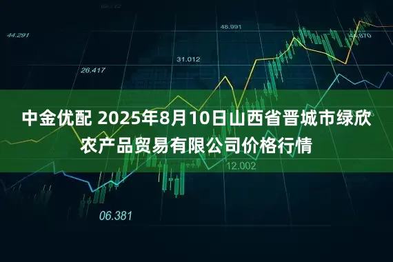 中金优配 2025年8月10日山西省晋城市绿欣农产品贸易有限公司价格行情
